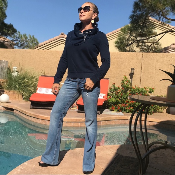 MAISON SCOTCH Navy Blue sweatshirt. - Picture 8 of 8